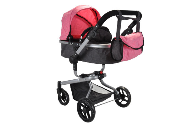 Verstelbare duwstang (48-81 cm).