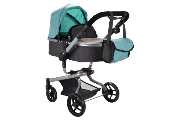 Verstelbare duwstang (48-81 cm).