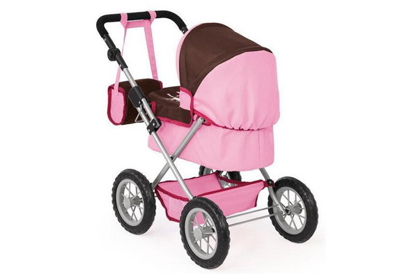 Met inklapbare zonnekap en luiertas