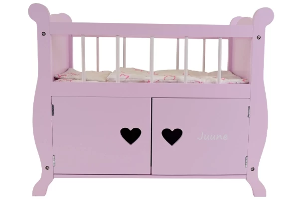 Voor poppenbedje Sweetheart retro pink