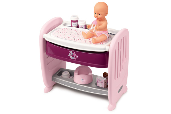 Eenvoudig in commode te veranderen.