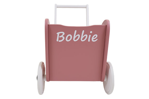 Witte naamsticker Little Angel