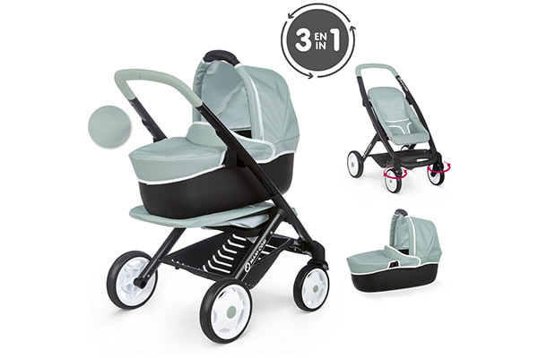 Bounty draadloze gezagvoerder Smoby Quinny 3in1 mint | Poppenwagen.be