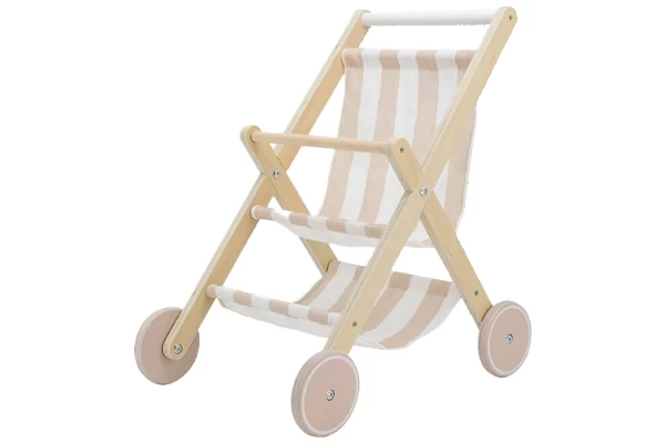 Houten frame en houten wieltjes