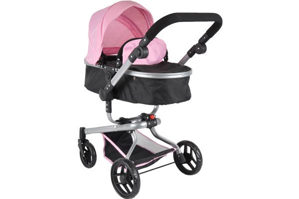 Verstelbare duwstang (48-81 cm).