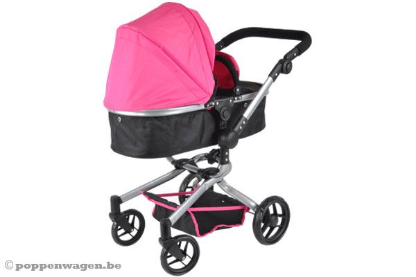 Met opvouwbare zonnekap.