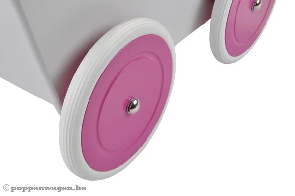 Geluidsarme rubberen banden.