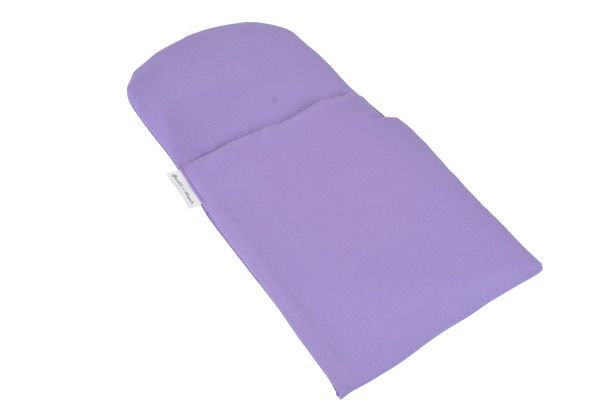 Poppendekentje paars effen.