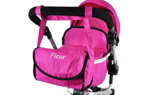 Optioneel: luiertas met naam.