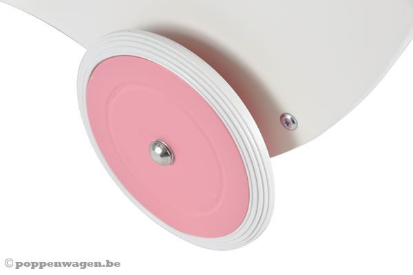 Geluidsarme rubberen banden.