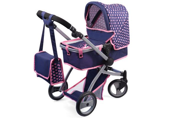 Poppenwagen Combi Hearts van Bayer.