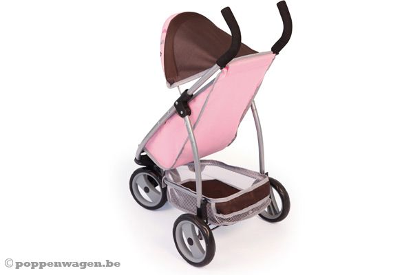 Achteraanzicht poppenbuggy Jogger van Bayer.