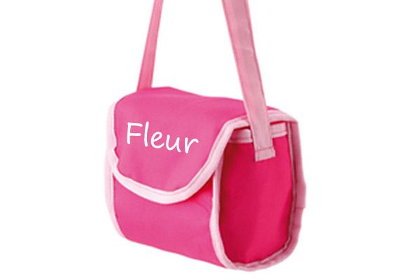 Luiertas met daarop uw eigen naam.