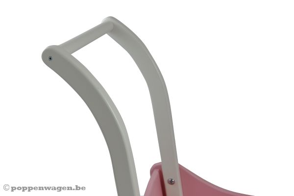 Licht gebogen duwstang (51 cm hoog).