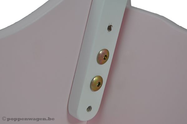 In 3 standen verstelbare duwstang.