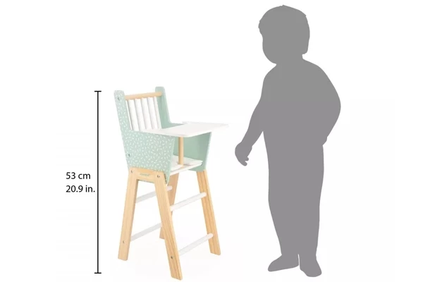 Hoogte poppenstoel: 53 cm