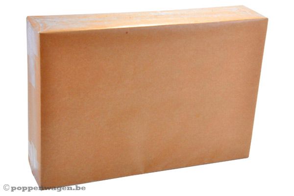 Laat uw poppenwagen anoniem verpakken.