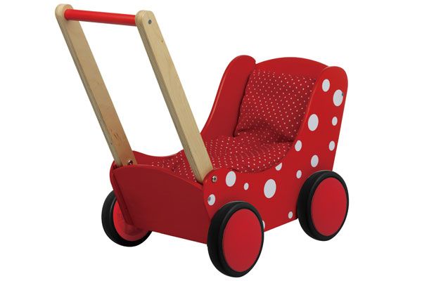 Simply for Kids rood met witte stippen.