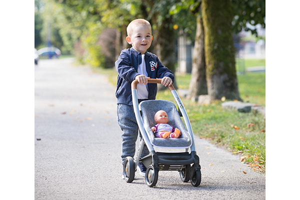 Buggy kan in beide richtingen worden ingesteld