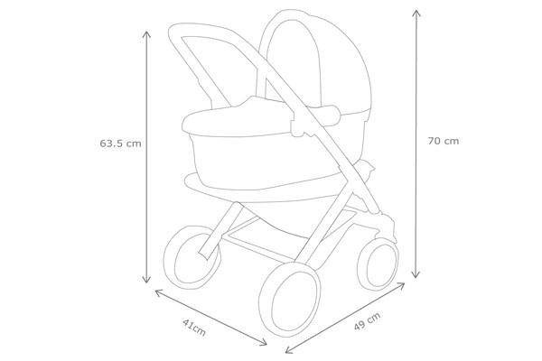 Het formaat van de smoby 3in1